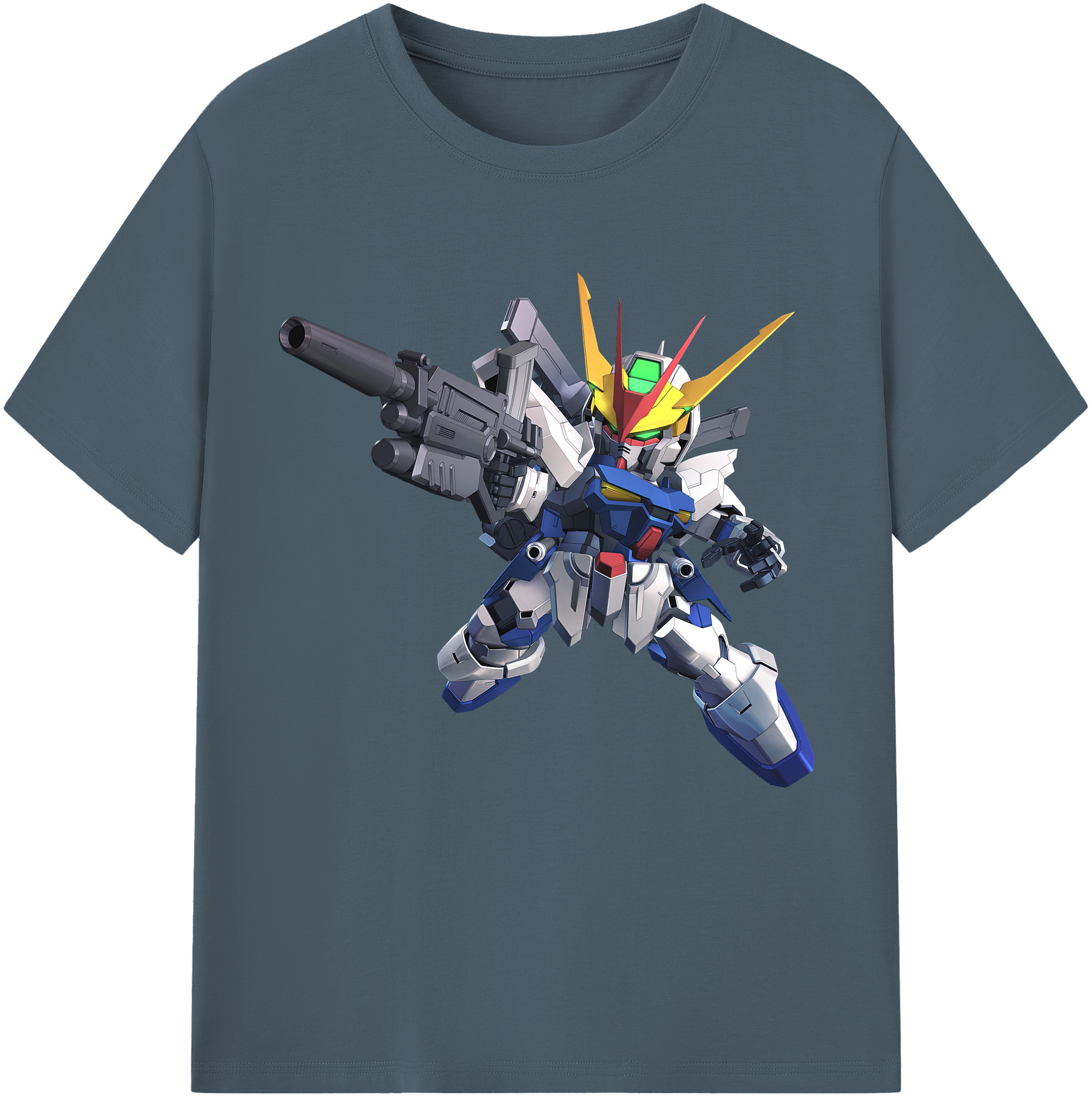 （画像用） 機動戦士ガンダム Mobile Suit Gundam 綿100％半袖Tシャツ（フロントプリント）